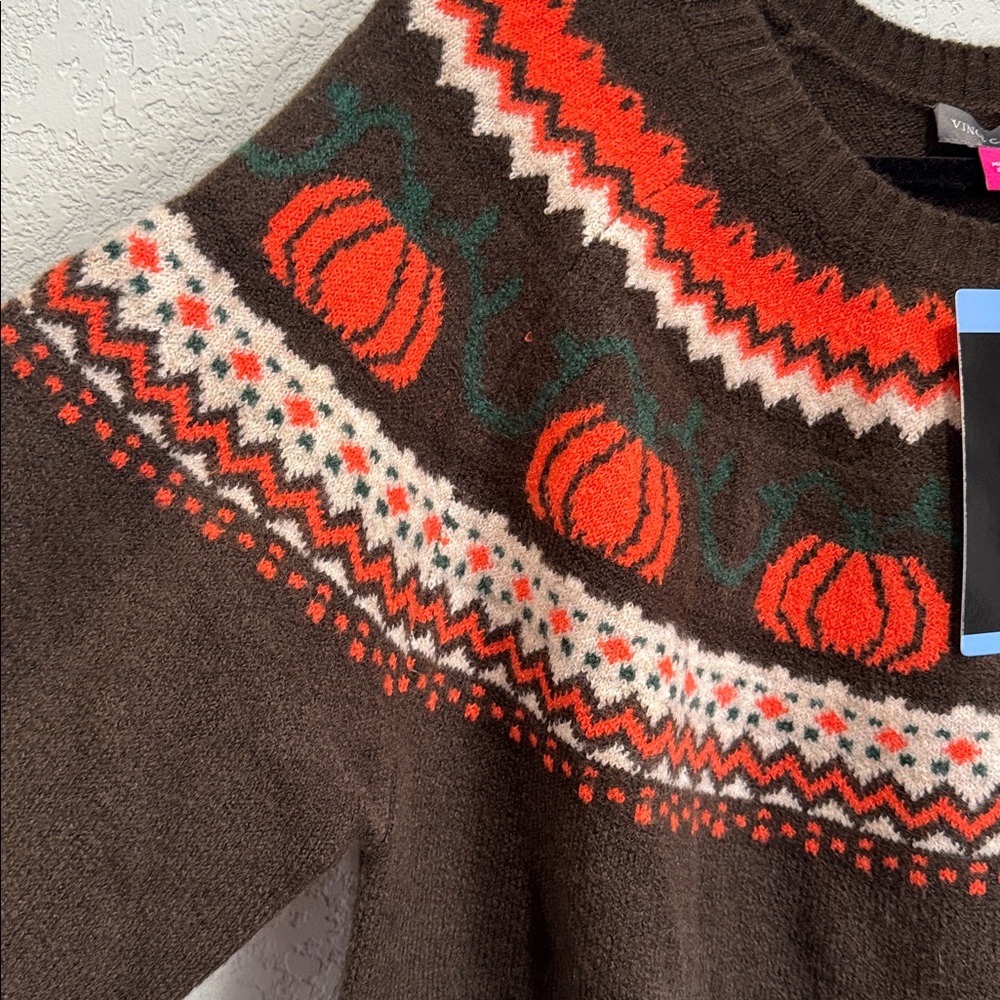 VINCE CAMUTO Pumpkin Pullover Sweater - Picture 3 of 7